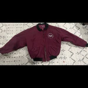 ASW Electric Corporation of America Mens Size L Red Black Quilt Lined zipper